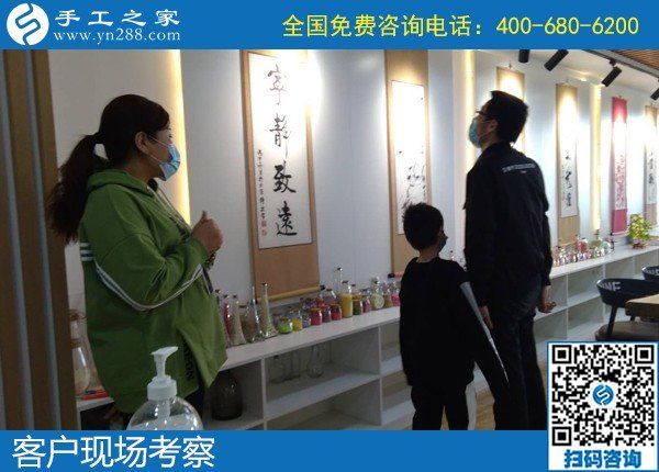 4月3日，代理手工活加工項目、真實可靠的外發(fā)手工活就選這里，手工之家接待考察加工客戶剪影