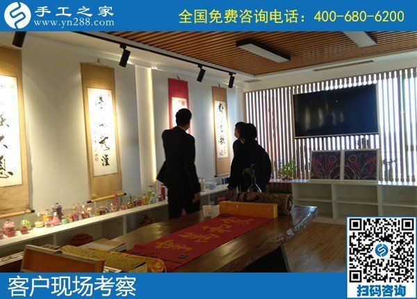 4月17日，純手工活外發(fā)加工，真實(shí)可靠的手工活加工就選簡單好做的勵(lì)志珠珠繡，手工之家接待考察合作加工客戶剪影