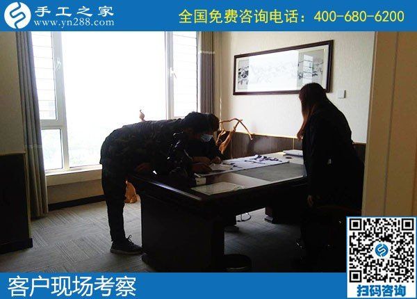 4月25日，拿回家做的手工活，手工活加工代理，就選簡單好做的勵志珠珠繡，手工之家接待考察加工客戶剪影