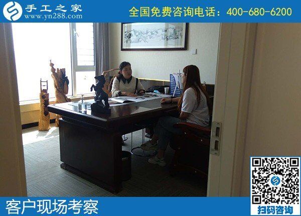 5月2日，正規(guī)加工回收手工活，可以拿回家做的手工活，就選勵(lì)志珠珠繡，手工之家接待考察合作加工客戶