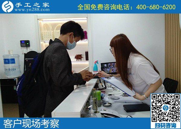 5月6日，代理手工活加工項目，正規(guī)外發(fā)手工活來料加工，選正規(guī)手工活勵志珠珠繡，手工之家接待考察合作加工客戶剪影