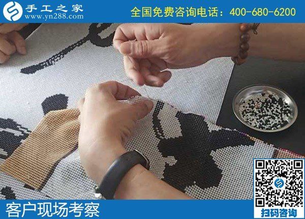 5月23日，拿到家做的手工活，手工活賺錢，就選有歷史、服務(wù)好的老手工企業(yè)，手工之家接待考察加工客戶剪影(圖4)