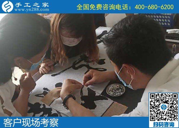 5月23日，拿到家做的手工活，手工活賺錢，就選有歷史、服務(wù)好的老手工企業(yè)，手工之家接待考察加工客戶剪影(圖3)