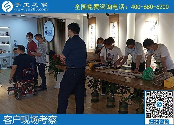 5月24日，長期穩(wěn)定的手工加工回收項目，就是針法簡單，培訓(xùn)成體系的勵志珠珠繡，手工之家接待考察加工客戶剪影