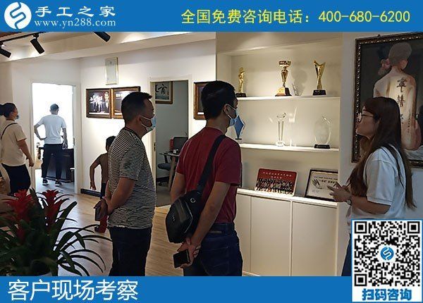 5月24日，長期穩(wěn)定的手工加工回收項目，就是針法簡單，培訓(xùn)成體系的勵志珠珠繡，手工之家接待考察加工客戶剪影
