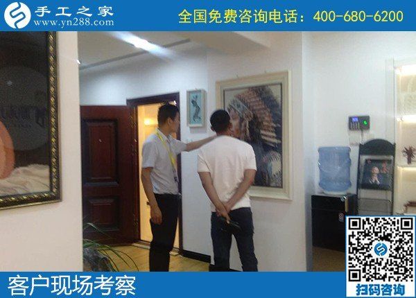 5月31日，代理手工活加工項目，手工活外發(fā)回收，這里的勵志珠珠繡手工活不錯，手工之家接待考察合作加工客戶剪影
