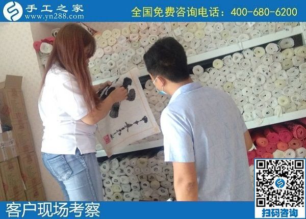 6月27日，在家做外發(fā)手工活的直接收獲，除了掙錢，就是陪伴，手工之家接待考察加工客戶剪影