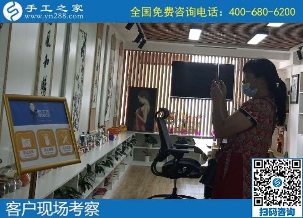 7月1日，下半年開(kāi)啟，安全可靠、簡(jiǎn)單好做，勵(lì)志珠珠繡外發(fā)手工活幫助大家居家就業(yè)，手工之家接待考察加工客戶剪影