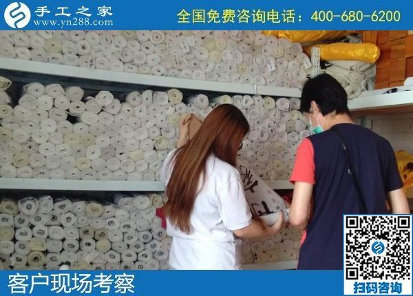 7月2日，怎樣的外發(fā)手工活才讓人放心？想把手工活拿回家做，選勵志珠珠繡，手工之家接待考察加工客戶剪影