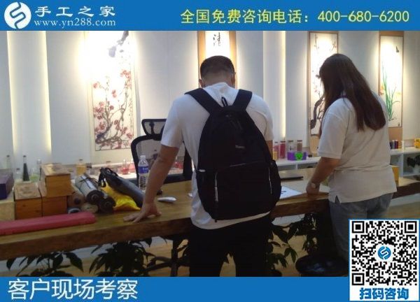 7月3日，58同城手工活外發(fā)加工，找到可以拿回家做的手工活選勵(lì)志珠珠繡。手工之家接待考察合作加工客戶剪影