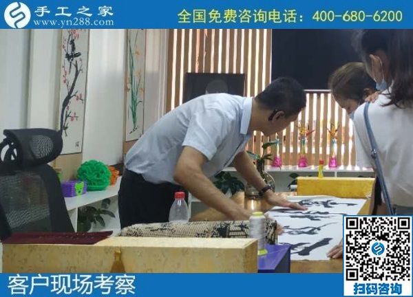 7月27日，是不是可信可靠的外發(fā)手工活，用加工費結(jié)算判斷是個好方法，手工之家接待考察加工客戶剪影