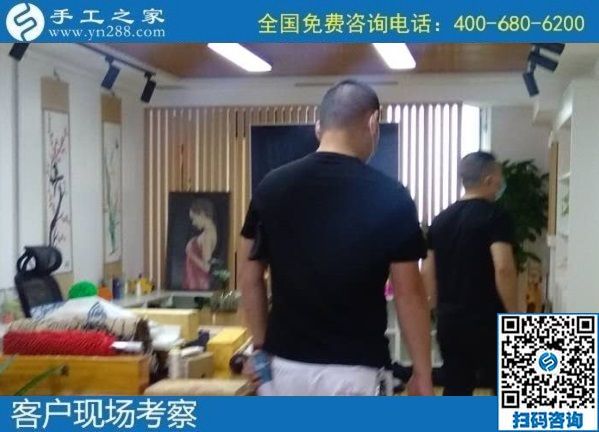 8月6日，拿回家做的手工活，大家說這個正規(guī)供料的手工活能掙錢，手工之家接待考察合作加工客戶剪影