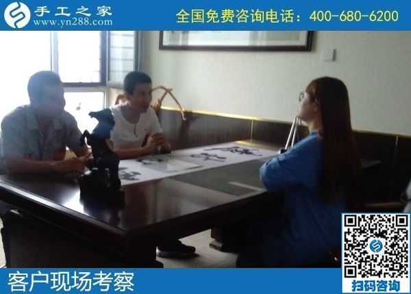 8月19日，手工活外發(fā)加工與珠繡個性化定制之間是這樣的關(guān)系，手工之家接待考察合作加工客戶剪影