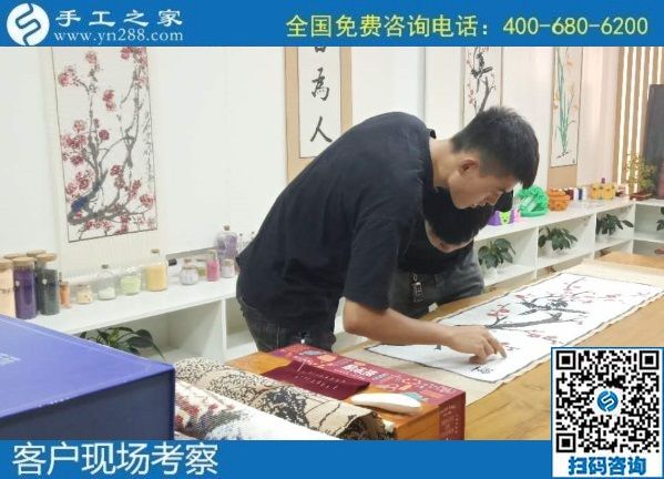 9月1日，純手工活外發(fā)加工項(xiàng)目，來(lái)這里，放心把手工活拿回家做，手工之家接待考察加工客戶(hù)剪影