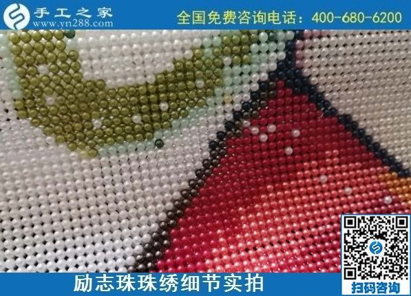 時(shí)間自由的手工活，就選手工之家勵(lì)志珠繡手工活(圖1)
