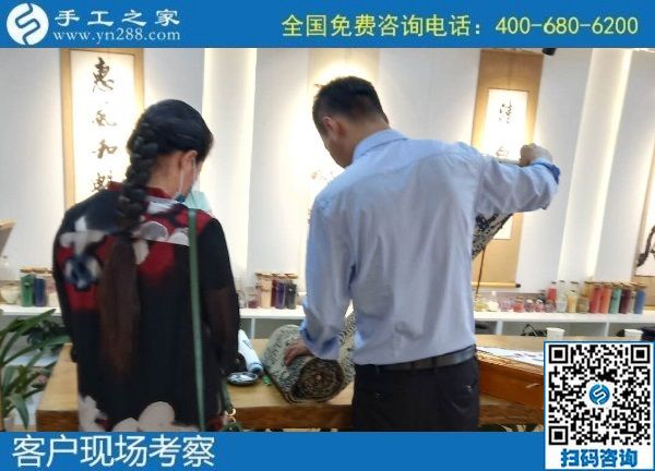 9月21日，純手工活外發(fā)加工項目，是不是正規(guī)管回收的手工活，要這樣判斷，手工之家接待考察合作加工客戶剪影