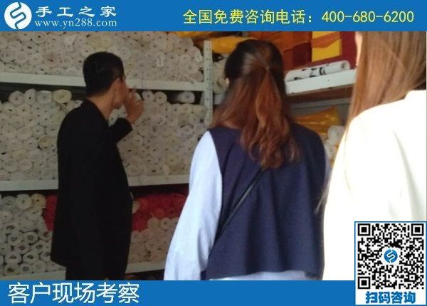 10月4日，手工活賺錢，手工活代理加工項目，找到可信可靠的企業(yè)很關(guān)鍵，手工之家接待考察合作加工客戶剪影