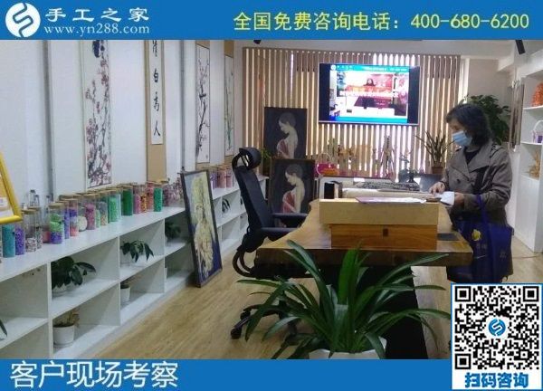 10月15日，在家做手工活加工，把手工活拿回家做是居家掙錢的好方法，手工之家接待考察加工客戶剪影