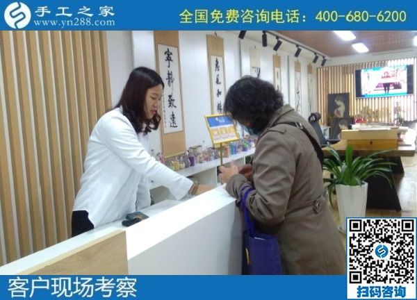 10月15日，在家做手工活加工，把手工活拿回家做是居家掙錢的好方法，手工之家接待考察加工客戶剪影