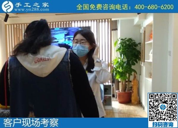 10月21日，手工活外發(fā)回收，都能在家掙錢的手工活，選擇這里的人太多了，手工之家接待考察合作加工客戶剪影