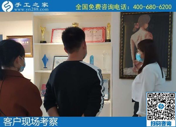 10月30日，代理手工活加工項目，加工費有保證的正規(guī)手工活，就在這里，手工之家接待考察加工客戶剪影