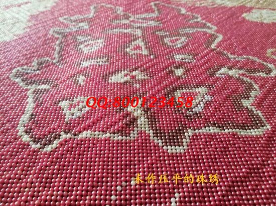 1月16日，純手工活外發(fā)加工項目，把手工活拿回家做，大家都選這個忙碌的老企業(yè)，勵志珠珠繡成品細節(jié)實拍