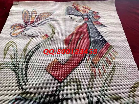 4月16日，可以帶回家做的手工活，這個(gè)企業(yè)從服務(wù)、產(chǎn)品到手工活都很合適，勵(lì)志珠珠繡成品細(xì)節(jié)實(shí)拍