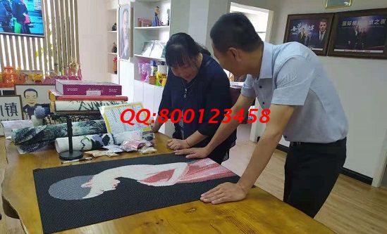 6月5日，正規(guī)外發(fā)手工活，拿回家做的手工活，來手工之家找勵志珠珠繡的人越來越多，手工之家接待考察加工客戶剪影