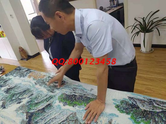 6月5日，正規(guī)外發(fā)手工活，拿回家做的手工活，來手工之家找勵志珠珠繡的人越來越多，手工之家接待考察加工客戶剪影