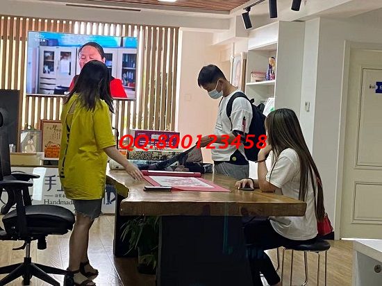 6月22日，看中這些，想在家做手工活的人選擇珠繡手工活外發(fā)加工項目，放心居家掙錢，手工之家接待考察加工合作客戶剪影