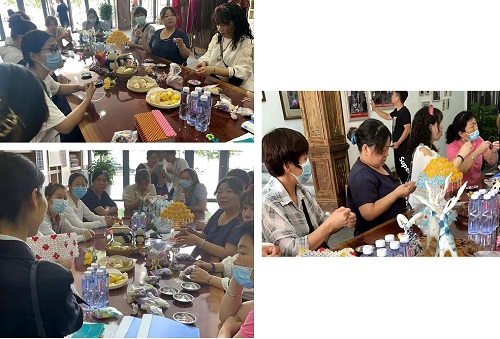 培訓(xùn)、提供材料，為了大家空閑時間能有份收入--- --- 記手工之家在邯鄲市叢臺區(qū)婦女手工藝協(xié)會(圖2)