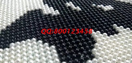 7月31日，可以寄到家做的手工活，實(shí)地考察后，大家都覺(jué)得手工之家的非遺手工珠繡真的不錯(cuò)，圖為勵(lì)志珠珠繡成品細(xì)節(jié)實(shí)拍