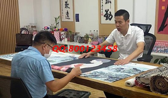 9月17日，想做合格的外發(fā)手工活產(chǎn)品，想象不管用，親自做才行，珠繡拿回家做的手工活很受歡迎，手工之家接待考察合作加工客戶剪影