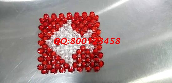 10月16日，正規(guī)外發(fā)加工手工活，可以寄到家做的手工活，簡單好做是這個樣子，圖為手工之家勵志珠珠繡串珠成品實拍