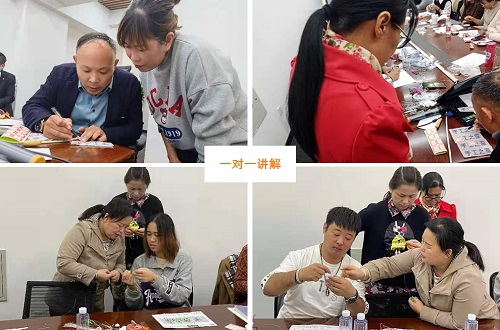 用行動書寫服務和誠信 --- --- 記手工之家各級代理現(xiàn)場技術培訓