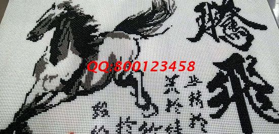 10月21日，可以寄到家做的手工活，帶回家做的手工活，大家在家掙錢都選這里，圖為勵志珠珠繡成品細節(jié)實拍