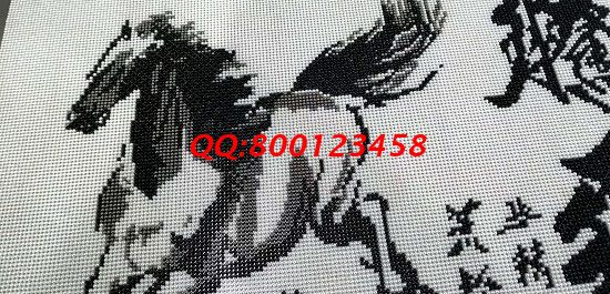 10月21日，可以寄到家做的手工活，帶回家做的手工活，大家在家掙錢都選這里，圖為勵志珠珠繡成品細節(jié)實拍