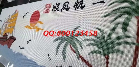 11月25日，想做手工之家的珠繡手工活代理加工項(xiàng)目，這個(gè)可以在家做的手工活很滿(mǎn)意，每次會(huì)領(lǐng)多少加工材料？圖為勵(lì)志珠珠繡成品細(xì)節(jié)實(shí)拍