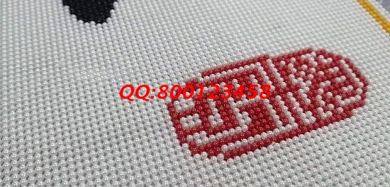 12月3日，可以寄到家做的手工活，手工之家的珠繡串珠手工活外發(fā)加工項目是居家做手工活掙錢的好選擇，圖為勵志珠珠繡成品細節(jié)實拍(圖4)