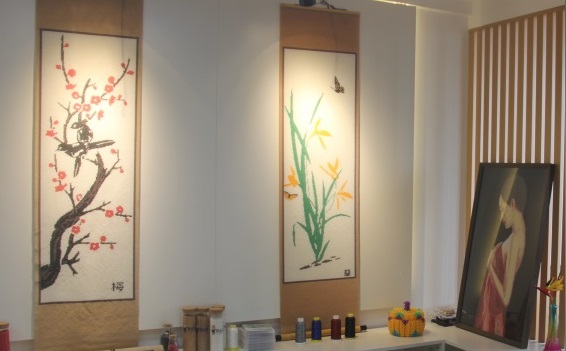 5月7日，找附近手工活拿回家做，手工外包發(fā)布平臺(tái)，手工之家的珠繡串珠手工技能培訓(xùn)是成體系的，圖為勵(lì)志珠珠繡串珠手工產(chǎn)品剪影