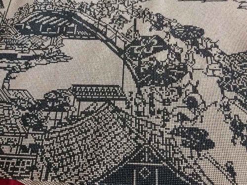 5月17日，在家做的手工活正規(guī)平臺，正規(guī)手工活大批量外發(fā)加工，不斷創(chuàng)新的手工之家給大家發(fā)展的美好前景和希望，圖為勵志珠珠繡手工（清明上河圖）細節(jié)剪影
