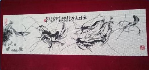 8月24日，正規(guī)手工活大批量外發(fā)加工，手工串珠兼職，付出和誠信成就事業(yè)發(fā)展，手工之家與加工人員一體向前，圖為勵志珠珠繡串珠手工產(chǎn)品剪影