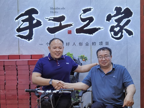 攜手前行，讓手工更好助力殘疾人事業(yè) ------ 記石家莊殘疾人協(xié)會一行到手工之家洽談交流