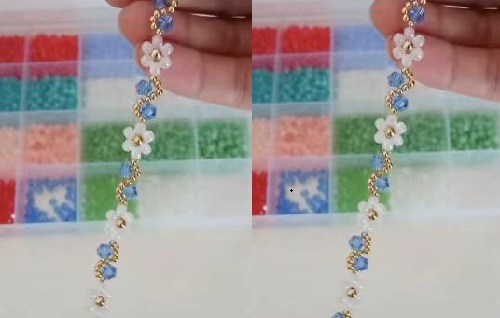 7月22日，手工活兼職是真的嗎？居家專兼職的好副業(yè)，做手工傳承官，開手工加工廠，在手工之家，成績(jī)和榮譽(yù)都是大家的，圖為串珠米珠繡純手工加工剪影