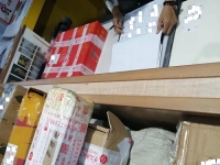 9月22日，純手工活外發(fā)加工項(xiàng)目，手工活兼職，選擇手工之家的加工人員了解的途徑有些不同，圖為成品倉(cāng)庫(kù)今日待檢手工產(chǎn)品剪影
