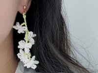 7月16日，手工活外發(fā)一手貨源，開飾品加工廠，居家靈活就業(yè)創(chuàng)業(yè)好選擇，與手工之家合作，遠(yuǎn)近不是問題，圖為串珠米珠繡手工產(chǎn)品剪影