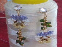 12月1日，靠譜手工兼職平臺(tái)，在家兼職平臺(tái)正規(guī)的日結(jié)手工有沒有，在家手工掙錢，開飾品加工廠，手工之家與合作人員相互成就、精誠合作，圖為串珠米珠繡手工產(chǎn)品剪影