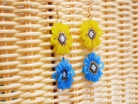 1月24日，外發(fā)手工活正規(guī)平臺，開飾品加工廠，在家做手工掙錢，選手工之家，認真做，踏實掙錢，圖為串珠米珠繡手工產(chǎn)品剪影