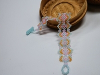 1月3日，兼職手工活可以帶回家做，小成本創(chuàng)業(yè)做手工傳承官，居家手工創(chuàng)業(yè)，手工之家的純手工給大家更多掙錢的渠道和方法，圖為串珠米珠繡純手工產(chǎn)品剪影