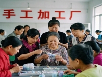 4月9日，在家做兼職的正規(guī)平臺，在家做手工靈活就業(yè)，微創(chuàng)業(yè)做家庭手工工作室（手工傳承官），在手工之家，大家決定自己的收入，圖為串珠米珠繡純手工產(chǎn)品剪影